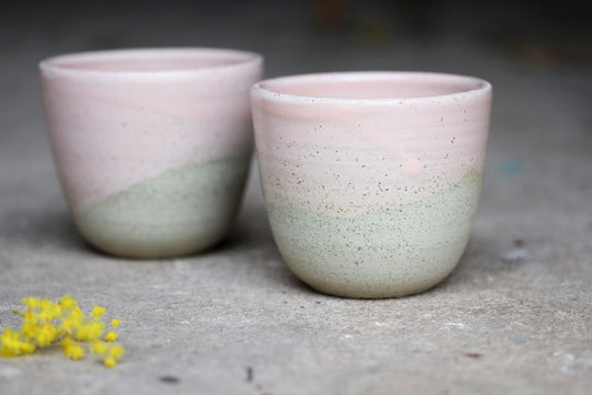 Fairy Floss Pink Ceramic Cup